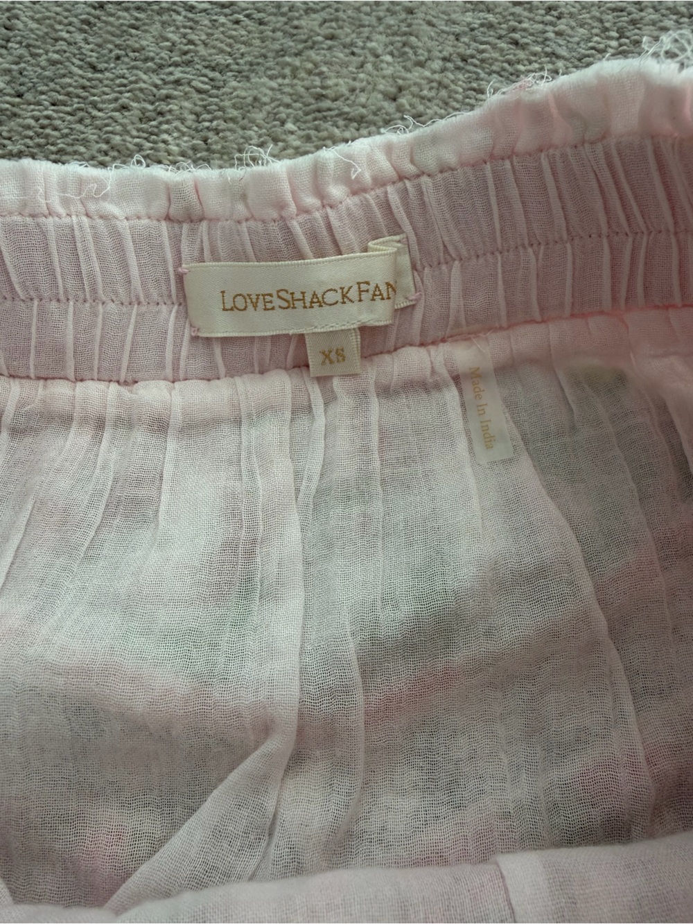LoveShackFancy Pink Floral Mini Ruffled/Tiered Lace Skirt - Picture 6 of 10